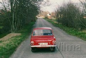 Martin.jpg - Martins Röda Ford Cortina 1200 De Luxe MK I 1965.