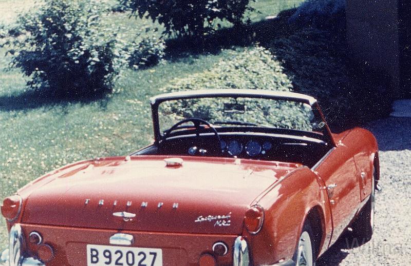 Triumph Spitfire 51.jpg - Mysigt att åka öppet. Den var en kul bil.