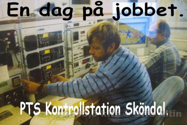 140.jpg - Signalspaning på Radiokontrollstationen i Sköndal söder Stockholm.. Jag jobbade där 45 år. / Uffe